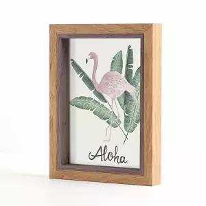 감성갤러리 원목 사진액자 5x7 탁상선반액자 (KYR-WC2F158)