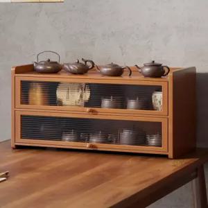 그릇장식장 가정용 수납장 정리 진열장 접시 찬장 그릇