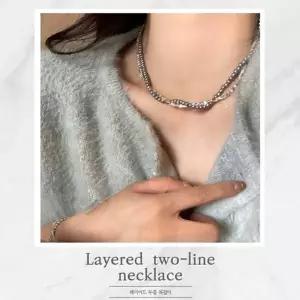 레이어드 스타일 G 별별창고 악세서리 롱 포인트 패션