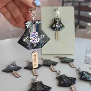 자개 복주머니 행운 키링 / 새해 선물 친구 답례품 외국인 전통 소품 열쇠고리