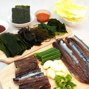 포항 엄마손 과메기 20미(40쪽)+야채세트(3-4인분)