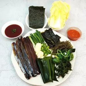 포항 엄마손 과메기 7미(14쪽)+야채세트(1-2인분)