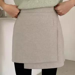 [강물처럼]아이우먼 샤기랩백밴딩치마바지 LTQ320M512 빅사이즈 (44358800)