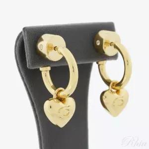 [코치]C 하트 드롭 귀걸이 골드 150443013
