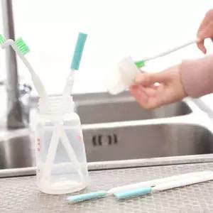 [하프클럽/]세척용 슬림 브러쉬 빨대 물병 청소 솔 기본