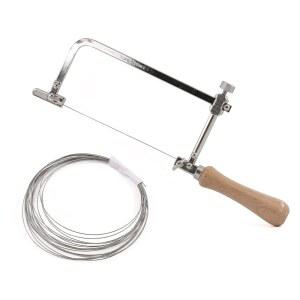 [미국배송] 0.5MM 다이아몬드 와이어 톱이 장착된 HOMESOM 1PC 코핑 톱 스틸 프레임 우드 스톤 금속 절단 다기능 수공구용