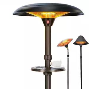 야외 전기난로 대기실 삿갓 스토브 우산형 카페 펜션