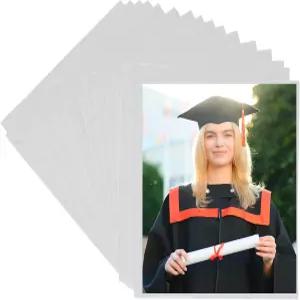 8x10 사진을 위한 Samsill 50 팩 전체 페이지 사진 저장소 8.5x11 인치 투명 시트 표준 3 링 앨범에 적합