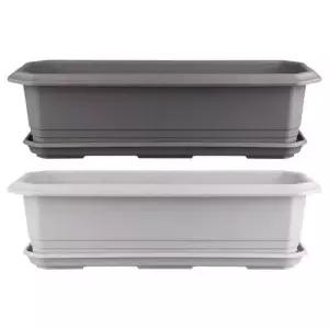 현이몰 메가 박스 화분 받침포함 큰화분 메가화분 박스화분 직사각화분 대왕화분 화분받침대 박스형화분