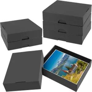 8 x10 사진용 PCS 사진 보관함 6개 11 u201C x 8.5 2.6 큰 두꺼운 판지 상자 뚜껑이 있는 스크랩북 보호용