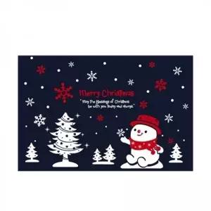 크리스마스 스티커 장식 눈이좋아 눈사람 대형