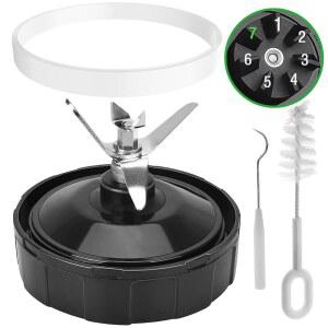 [미국배송] 7핀 닌자 블렌더 블레이드 교체 교체 부품 BL480-30 BL482-30 BL490-30 BL640-30 BL642-30 BL682-30 BN401 BN751 BN801 BL2012 NN102와 호환됩니다