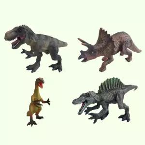 4종 공룡 모형 피규어 세트 티라노 트리케라톱스 인형