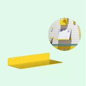 고품질 다용도벽걸이선반 옐로우대형선반 옐로우 대형 타공판선반 (WFKDCBM)