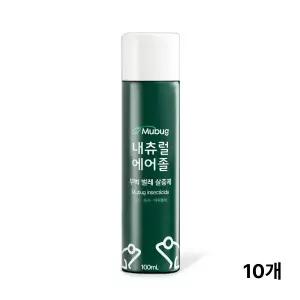 무벅 내츄럴에어졸 100mL 10개 모기 모기기피제 살충제 모기벌레