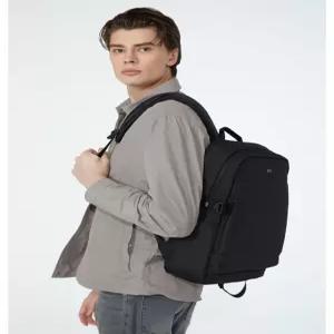 닥스 액세서리 남성 25SS [스테디셀러] 블랙 로고장식 백팩 WBBA5E781BK