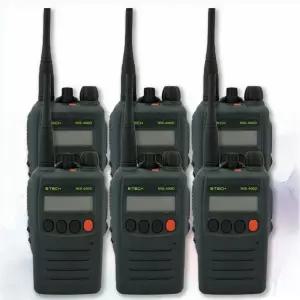ETECH 이테크 NIS-400D NIS400D 고출력 업무용 디지털 무전기 6대 세트 
