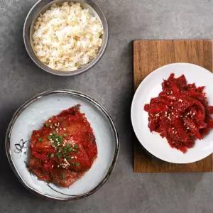 [설해담] 가자미식해 500g + 명태초무침 500g