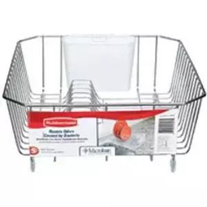 러버메이드 6008ARCHROM 크롬 트윈 싱크 접시 배수기