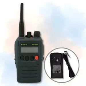 ETECH 이테크 NIS-400D NIS400D 고출력 업무용 디지털 무전기 + 고급 가죽케이스 