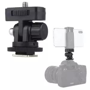 핫슈 콜드슈 삼각대 스탠드 헤드 플래시 모니터 각도 조절 거치대 W89FC0A