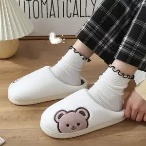 슈즈 슬리퍼 방한 white 클래식 거실 실내 화