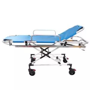 최신 응급실 환자이송 침대 카트 운반차 스트레쳐카 헤드 리프트 있음