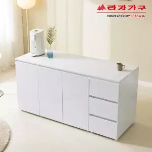 라자가구 리브 리안트 1600 광파 아일랜드 도어 홈바 수납장 RDY013