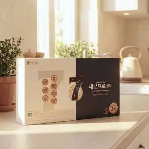 약사한끼 7첩반상 아침 식사대용 쉐이크 세븐프로골드 4주분(56포)