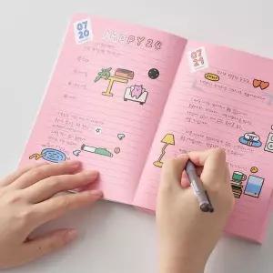 [핫트랙스]Everyday Line Note 핑크 라인노트