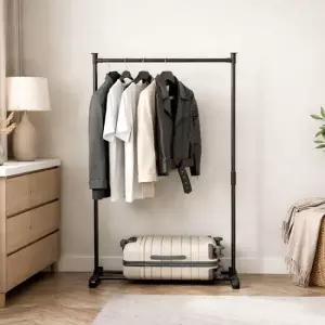 아트박스 가구느낌 가구느낌 로이행거 1단 800 튼튼한 철제 미니