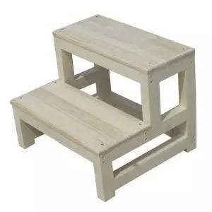고급 원목 사다리 계단 계단식 안전발판 주방 디딤대