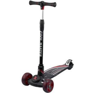 3발킥보드 높이조절 3륜 중학생 출퇴근 6단 성인용 삼륜 빨간색 휴대용 킥보드 야외 균형