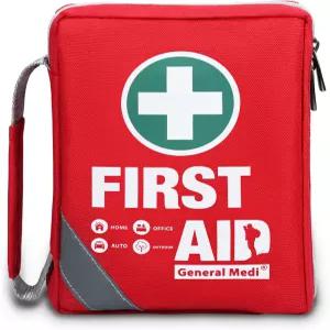 일반 메디 구급상자 소형 가방175개 반사 가방 디자인 여행 집 사무실 차량 캠핑을 위한 즉석 콜드 팩 비상