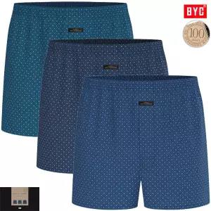 [하프클럽/BYC]BYC 뉴100수 하이앤노블 트렁크팬티3매입MCG1495