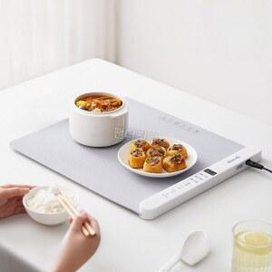 워머 다기능 온열패드 실리콘 화이트 휴대용 혼술아이템 데우기 요리 워머