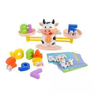 PV 송아지 숫자 천칭 놀이저울 학습교구 밸런스