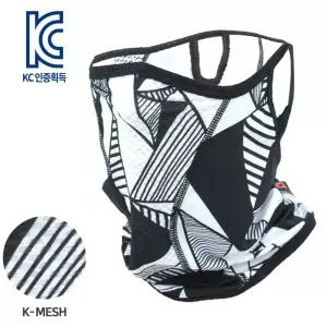 (MASK SR1-PYRAMID)피라미드 K-매쉬 마스크스포츠 넥워머 자전거 목마스크 야외용 자전거용 라이딩용 다용
