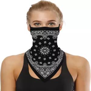 남성용 야유렐 넥 게이터 마스크 반다나 여성용 UV 얼굴 스카프 커버 이어 루프 홀 낚시 러닝 사이클링용