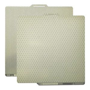 밤부 연구소용 양면 PEI 빌드 플레이트 257x257mm X1C /X1E /P1P /P1S A1 3D 프린터 벌집+큐브 패턴 스프링