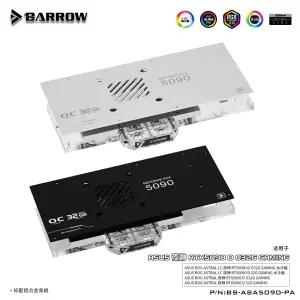 ASUS ROG ASTRAL RTX5090 시리즈 VGA 워터쿨러 5V ARGB 블랙화이트BS-ASA5090-PA용 Barrow 5090 GPU 쿨러