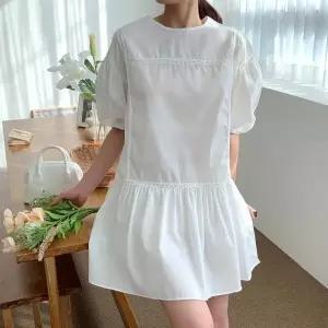 미니원피스 플레어원피스 화이트원피스 펀칭원피스 (WFKDYCF)