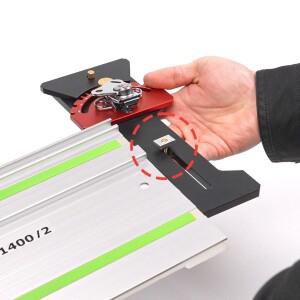 목공용 트랙 톱 앵글 펜스 가이드 0-180도 조절 가능, 트랙 톱 레일용 정밀 알루미늄 합금 앵글 스톱