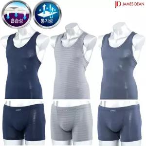 제임스딘 남성속옷 통풍 기능성 에어로쿨 매쉬 스포츠 런닝팬티세트 MDWZ02S