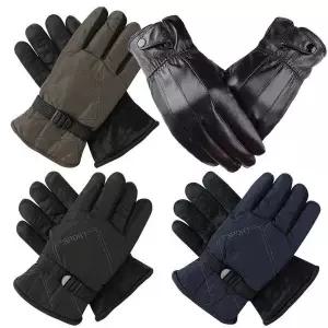 [NS홈쇼핑]마마로 남성 겨울 방한 방수 퀵서비스 가죽 스키보드 장갑 오토바이..