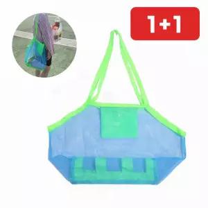 여름 수영장 여행용 비치백 대형 물빠짐 가벼운 물놀이 가방  1+1