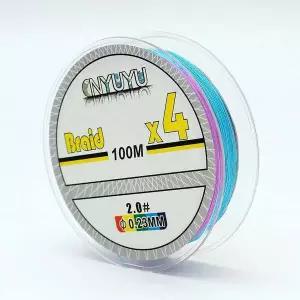 스트롱 4합사 낚싯줄 2호 100m PE 오색 합사라인