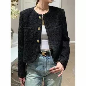 [하프클럽/예쎄](예쎄) 골드버튼 아웃포켓 포인트 숏자켓(S5FJK009A)