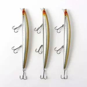 롱샷 플로팅 미노우 루어 3p세트 삼치 미끼 빅베이트