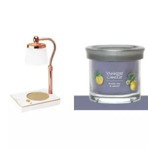 양키캔들 블랙티앤레몬 텀블러 향초 워머세트 선물